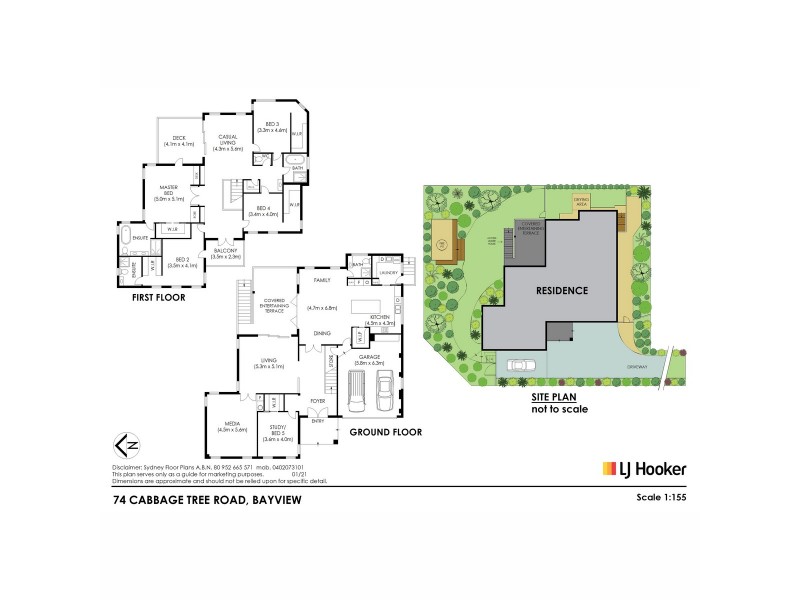 74 Cabbage Tree Road, Bayview NSW 2104 Floorplan