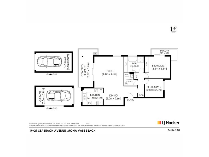19/21 Seabeach Avenue, Mona Vale NSW 2103 Floorplan