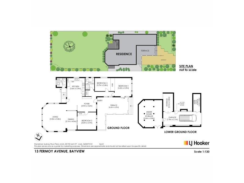 13 Fermoy Avenue, Bayview NSW 2104 Floorplan