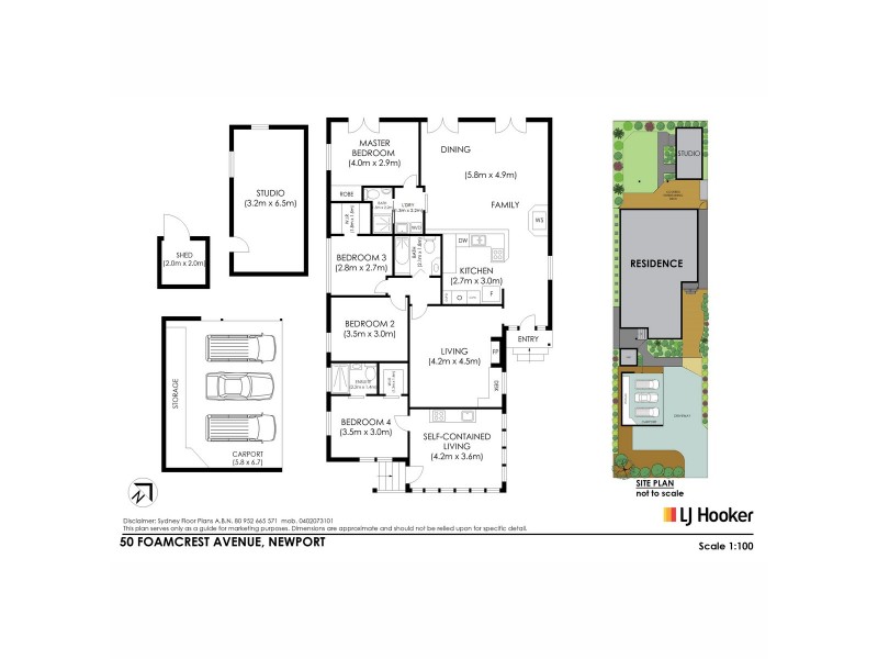 50 Foamcrest Avenue, Newport NSW 2106 Floorplan