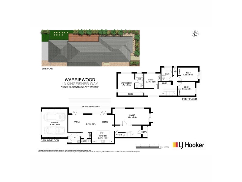 13 Kingfisher Way, Warriewood NSW 2102 Floorplan