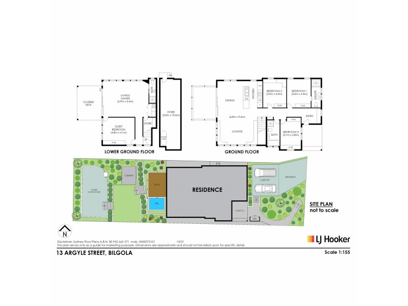 13 Argyle Street, Bilgola Plateau NSW 2107 Floorplan