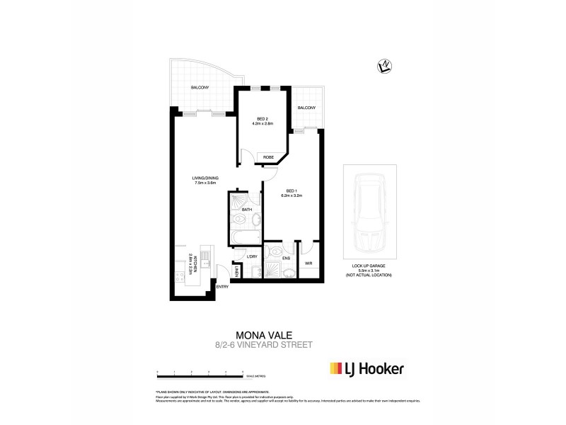 8/2-6 Vineyard Street, Mona Vale NSW 2103 Floorplan