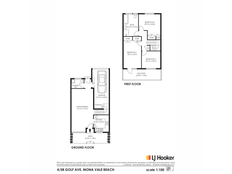 4/58 Golf Avenue, Mona Vale NSW 2103 Floorplan