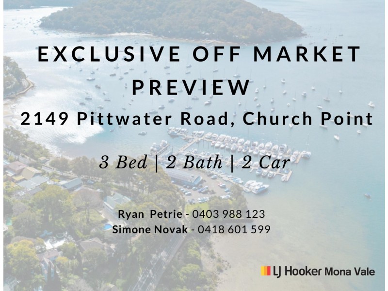 2149 Pittwater Road, Church Point NSW 2105