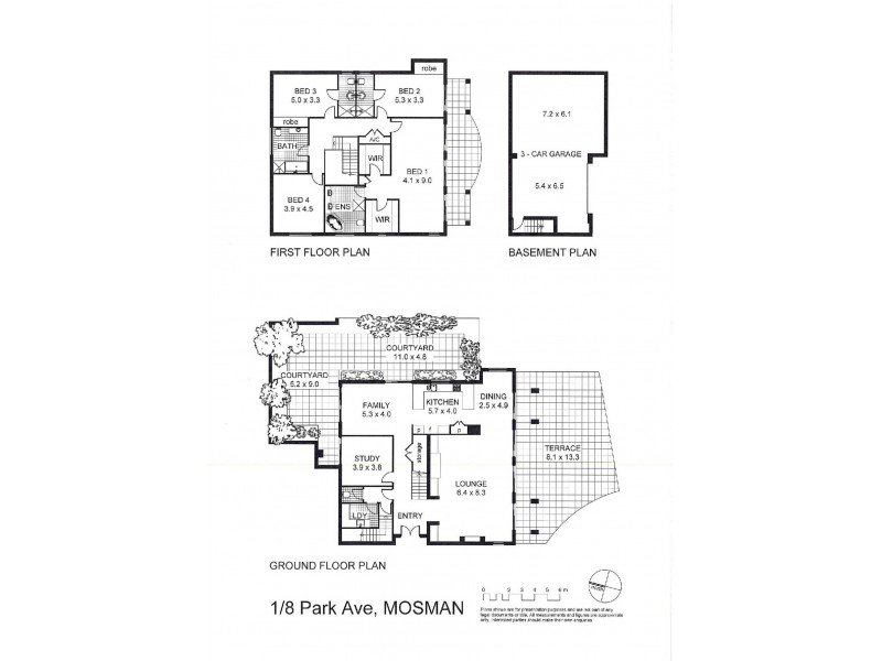 1/8-12 Park Avenue, Mosman NSW 2088 Floorplan