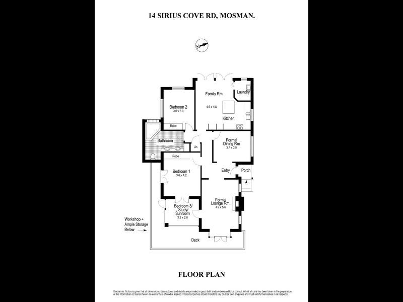 14 Sirius Cove Road, Mosman NSW 2088