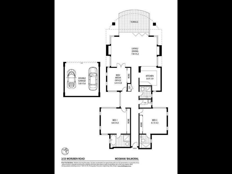 2/23 Moruben Road, Mosman NSW 2088