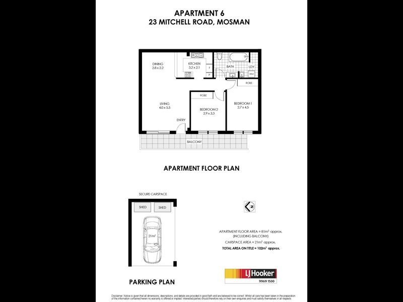 6/23 Mitchell Road, Mosman NSW 2088