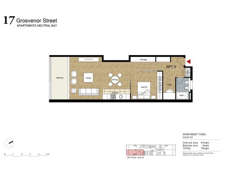 3/17 Grosvenor Street, Neutral Bay NSW 2089