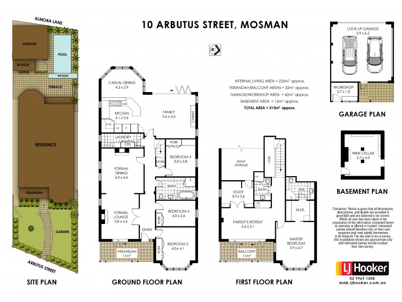 10 Arbutus Street, Mosman NSW 2088 Floorplan