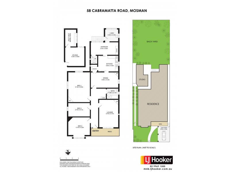 58 Cabramatta Road, Mosman NSW 2088 Floorplan