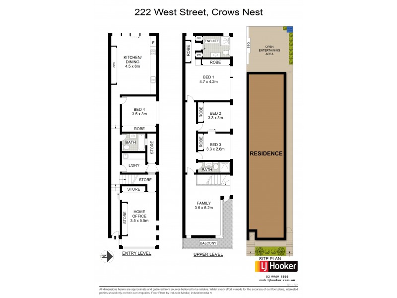 222 West Street, Crows Nest NSW 2065 Floorplan