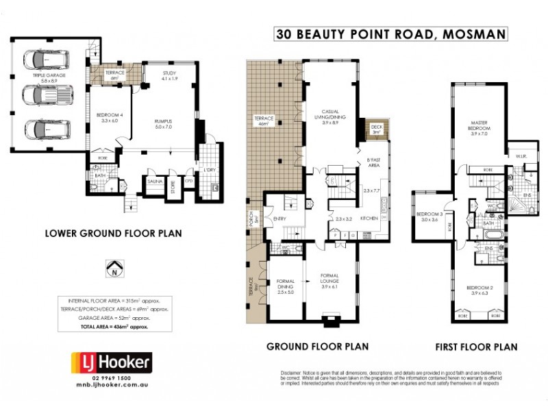 30 Beauty Point Road, Mosman NSW 2088 Floorplan