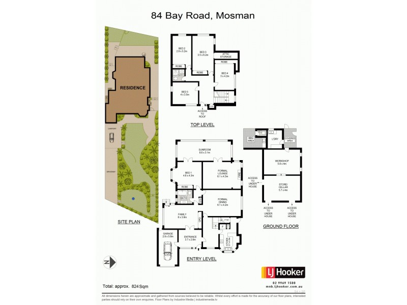 84 Bay Street, Mosman NSW 2088 Floorplan
