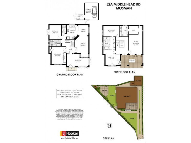 52a Middle Head Road, Mosman NSW 2088 Floorplan