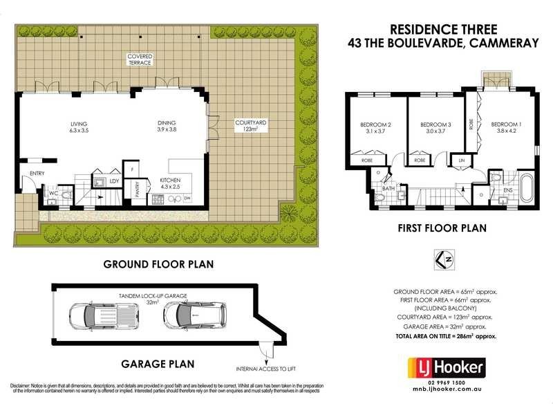 3/43 The Boulevarde, Cammeray NSW 2062 Floorplan
