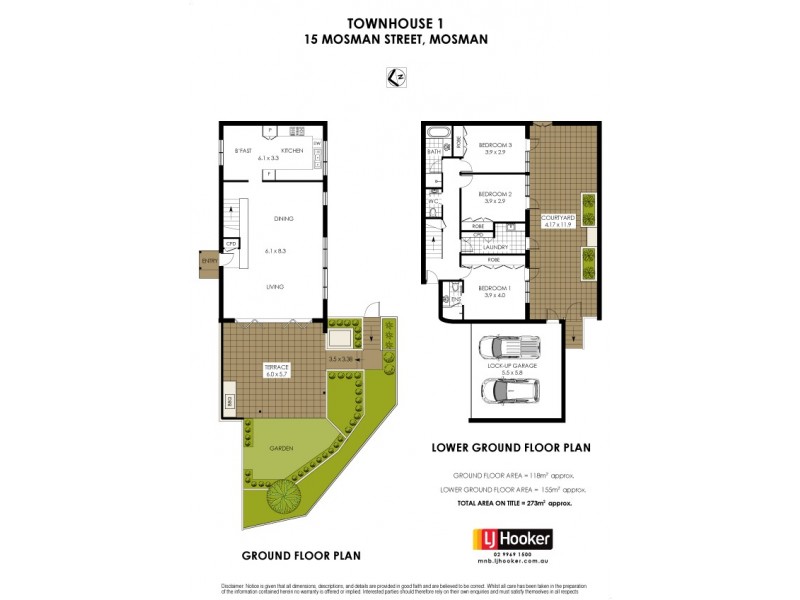 1/15 Mosman Street, Mosman NSW 2088 Floorplan