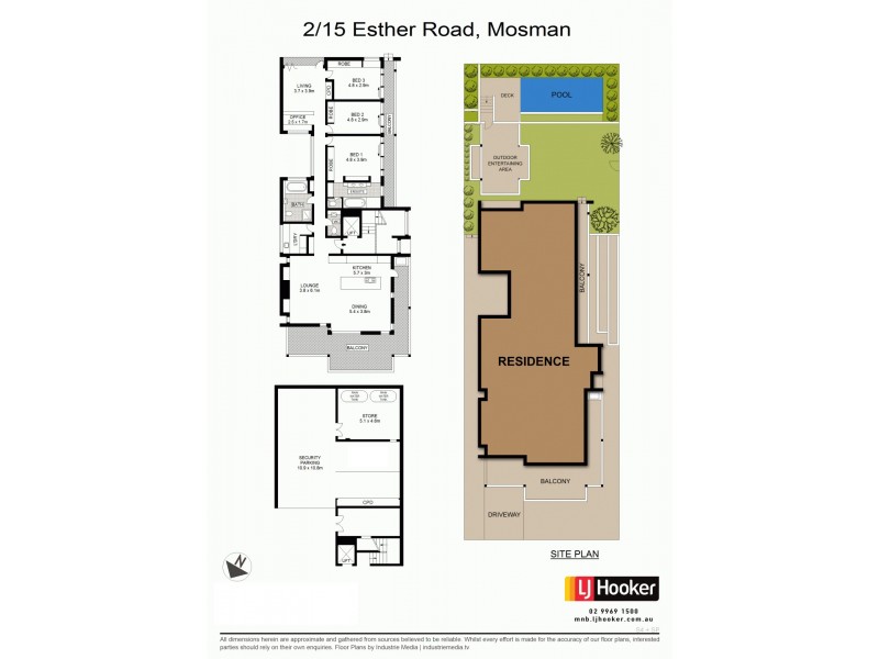 2/15 Esther Road, Mosman NSW 2088 Floorplan