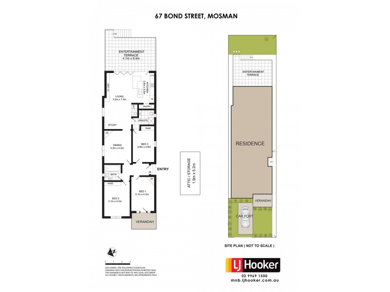 67 Bond Street, Mosman NSW 2088 Floorplan