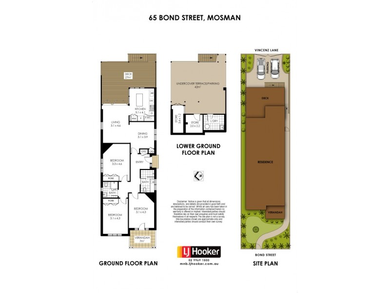 65 Bond Street, Mosman NSW 2088 Floorplan