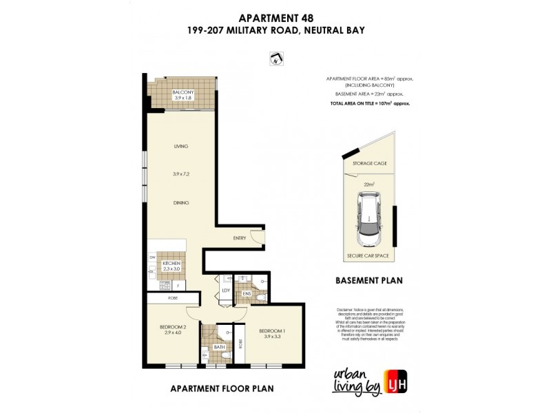 48/199-207 Military Road, Neutral Bay NSW 2089 Floorplan