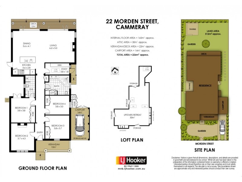 22 Morden Street, Cammeray NSW 2062 Floorplan