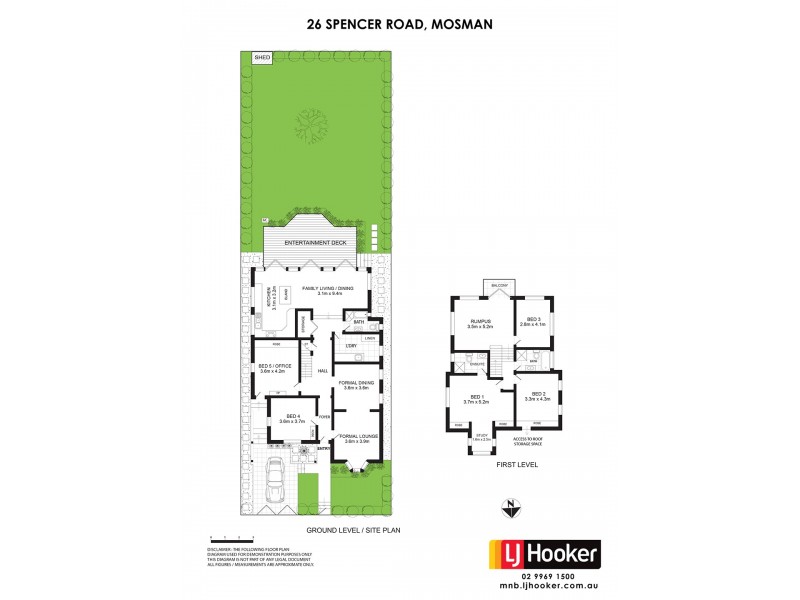 26 Spencer Road, Mosman NSW 2088 Floorplan