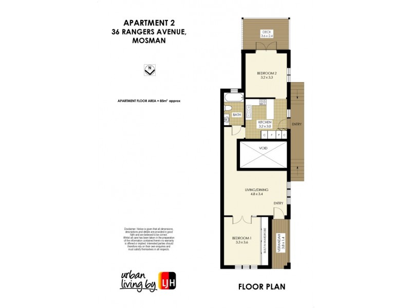 2/36 Rangers Avenue, Mosman NSW 2088 Floorplan
