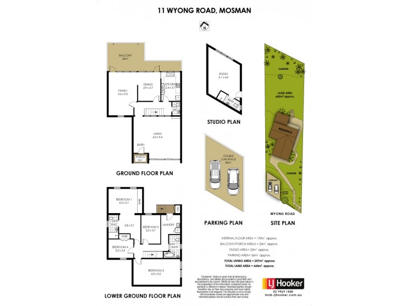 11 Wyong Road, Mosman NSW 2088 Floorplan