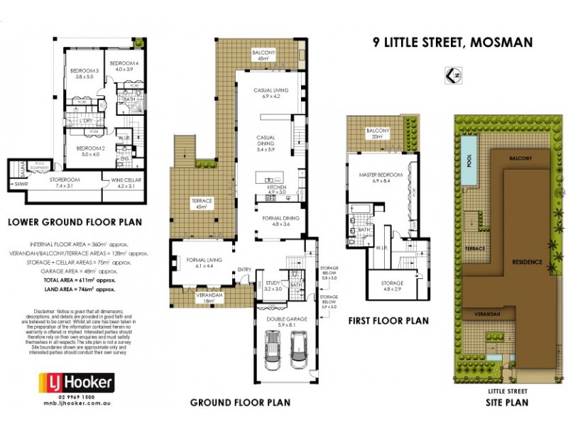 9 Little Street, Mosman NSW 2088 Floorplan
