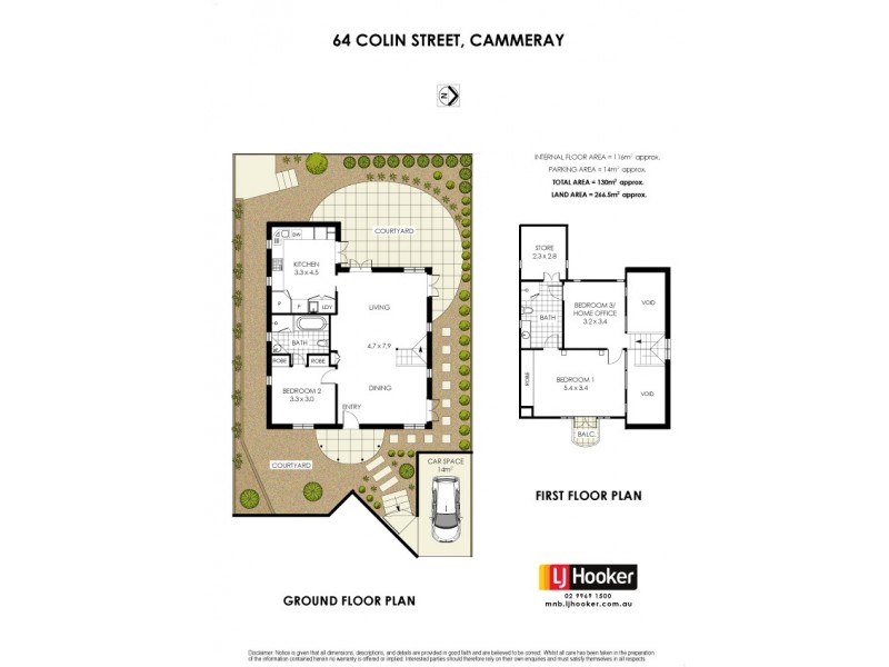 64 Colin Street, Cammeray NSW 2062 Floorplan
