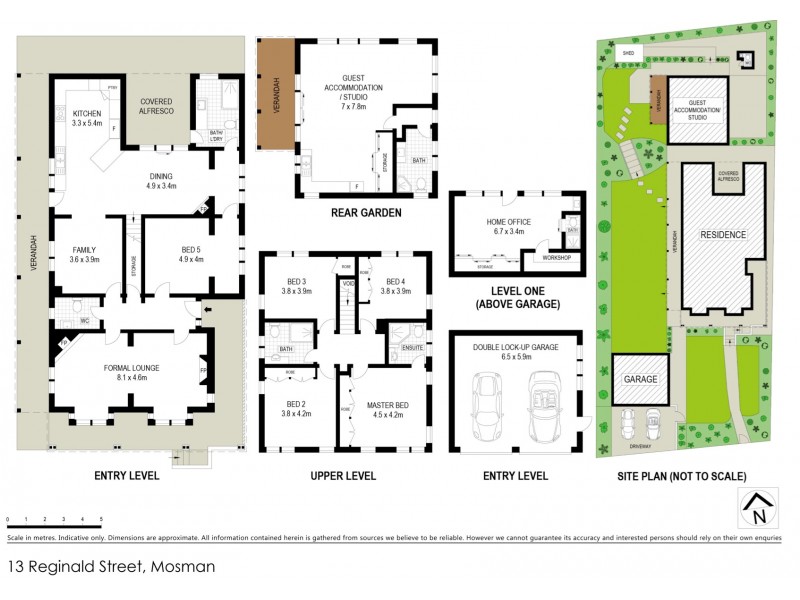 13 Reginald Street, Mosman NSW 2088 Floorplan