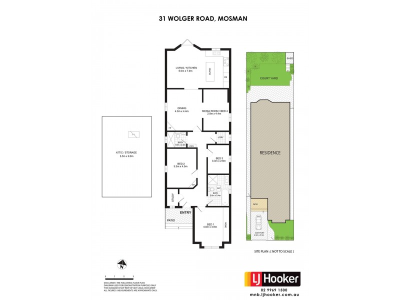 31 Wolger Road, Mosman NSW 2088 Floorplan