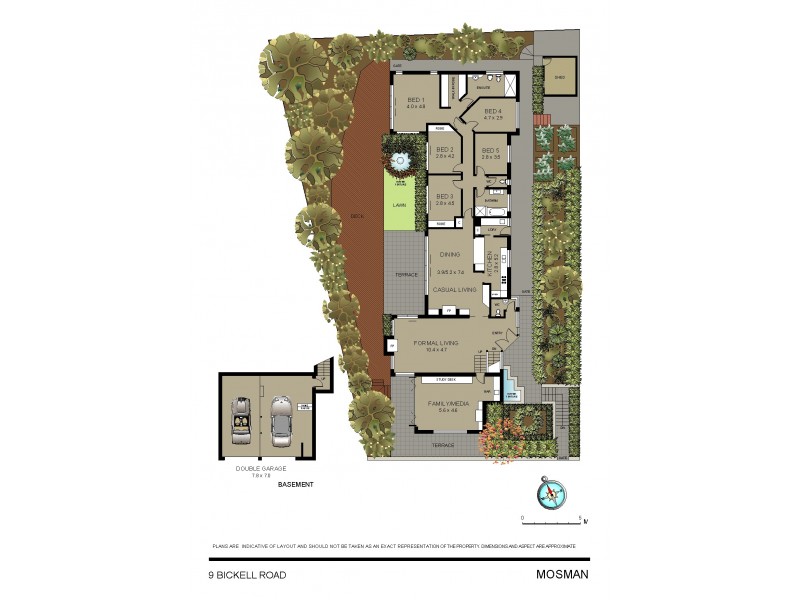 9 Bickell Road, Mosman NSW 2088 Floorplan