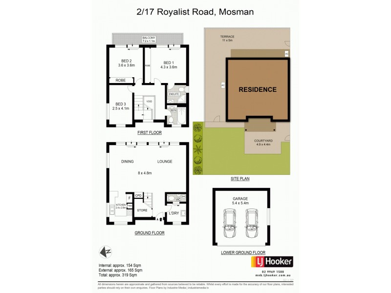 2/17 Royalist Road, Mosman NSW 2088 Floorplan