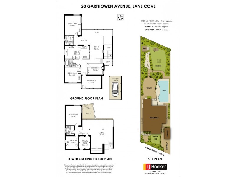 20 Garthowen Avenue, Lane Cove NSW 2066 Floorplan