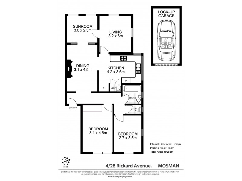 4/28 Rickard Avenue, Mosman NSW 2088 Floorplan