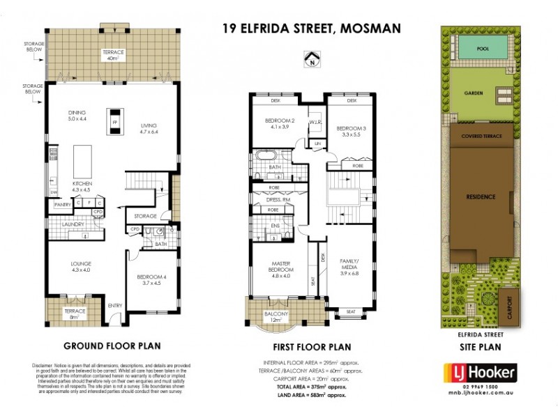 19 Elfrida Street, Mosman NSW 2088 Floorplan