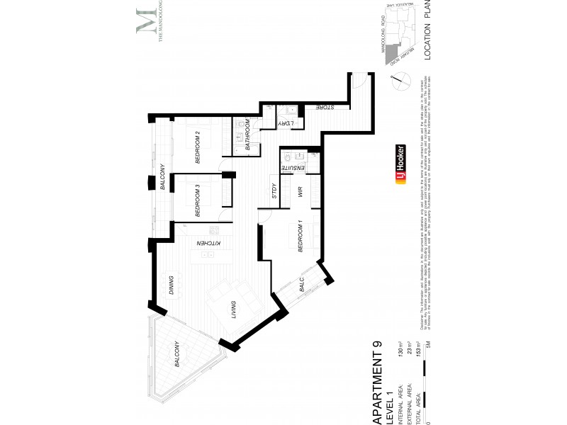 9/1-5 Mandolong Road, Mosman NSW 2088 Floorplan