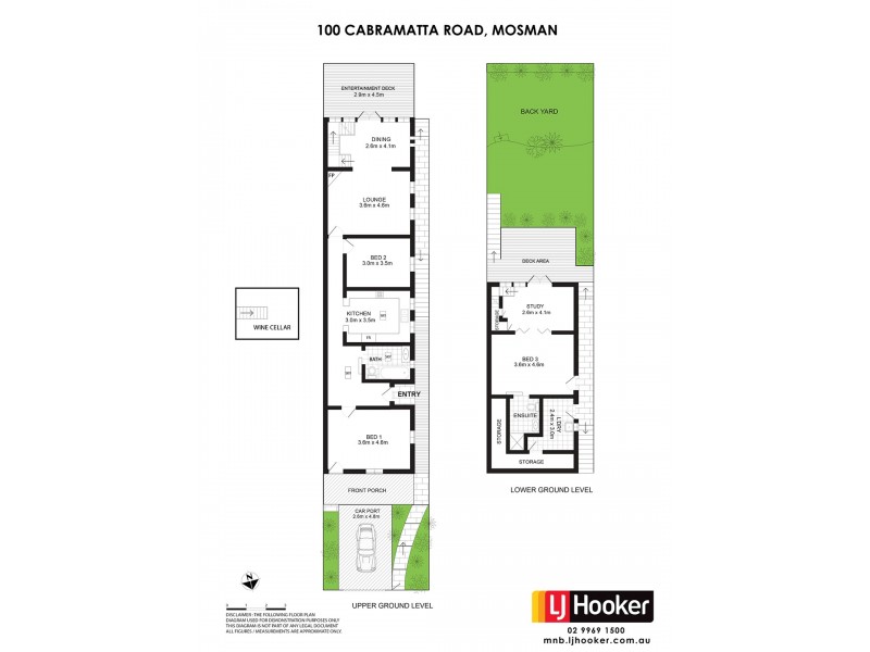100 Cabramatta Road, Mosman NSW 2088 Floorplan