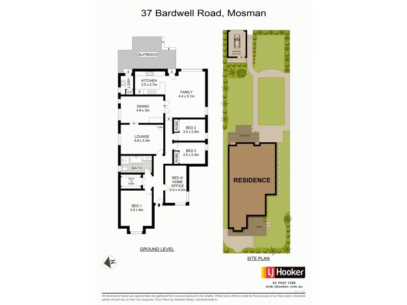 37 Bardwell Road, Mosman NSW 2088 Floorplan