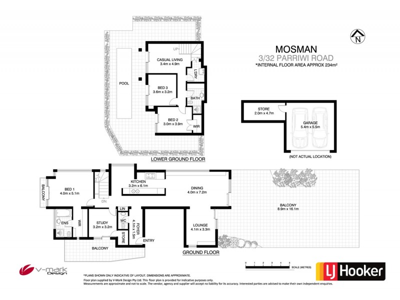 3/32 Parriwi Road, Mosman NSW 2088 Floorplan