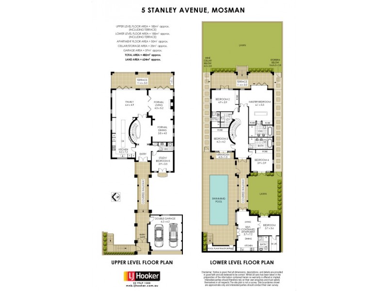 5 Stanley Avenue, Mosman NSW 2088 Floorplan