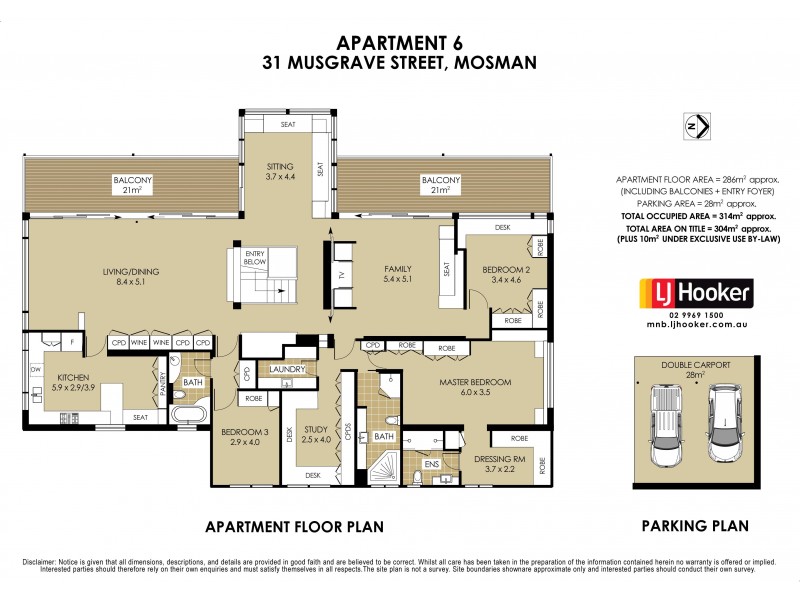 6/31 Musgrave Street, Mosman NSW 2088 Floorplan