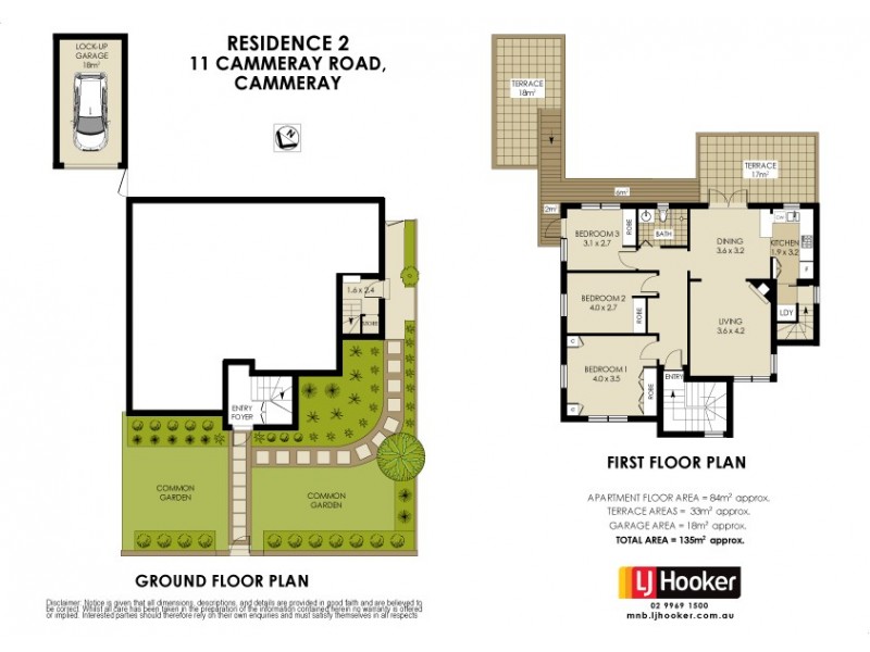 2/11 Cammeray Road, Cammeray NSW 2062 Floorplan