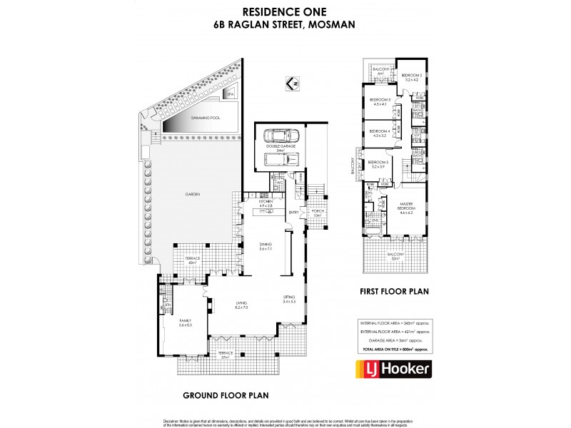6B Raglan Street, Mosman NSW 2088 Floorplan