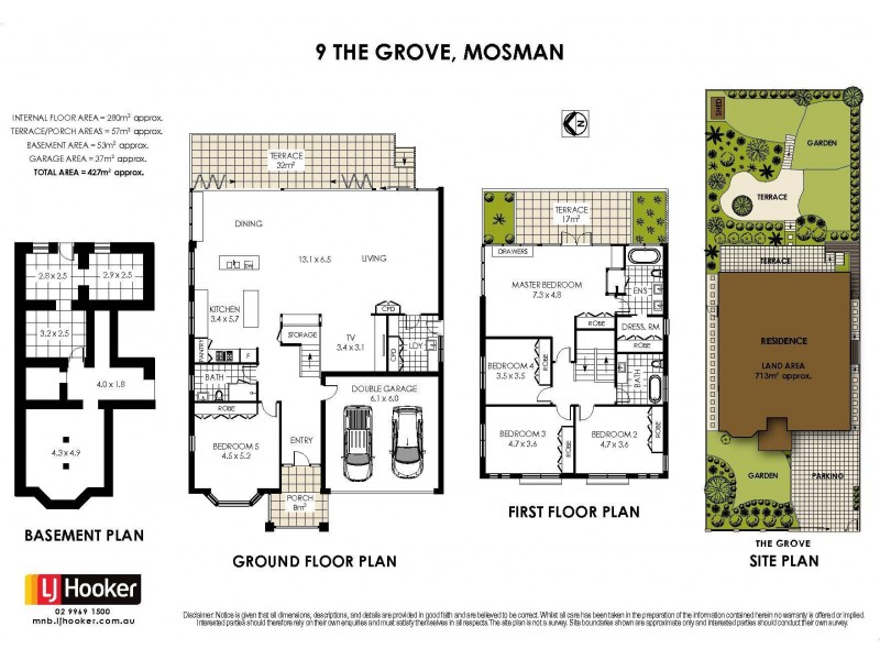 9 The Grove, Mosman NSW 2088 Floorplan