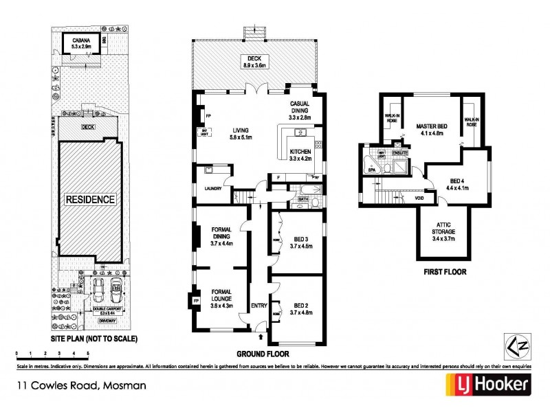 11 Cowles Road, Mosman NSW 2088 Floorplan