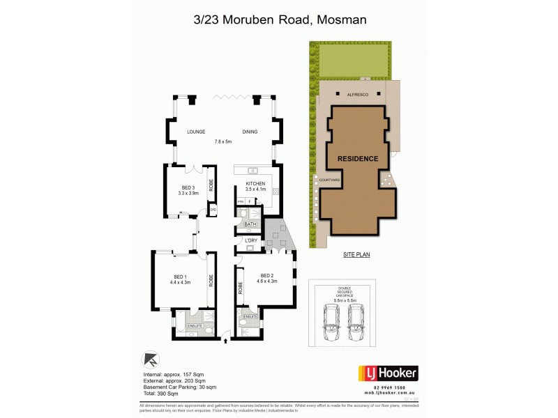 3/23 Moruben Road, Mosman NSW 2088 Floorplan